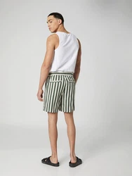 Guido Maria Kretschmer Men Shorts Sascha beige/dunkelgrn