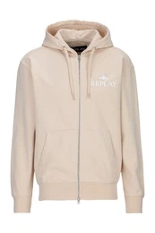 Kapuzensweatshirt PIECE DYED COTTON FLEECE
