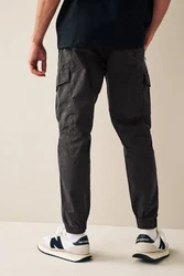 Next Utility-Cargohose Regular Tapered Dunkelgrau/Khaki/Dunkelgrün/Hellgrau/Schwarz