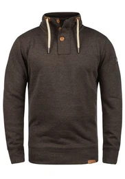 !Solid Stehkragenpullover SDTripTroyer Sweatpullover mit Knopfleiste