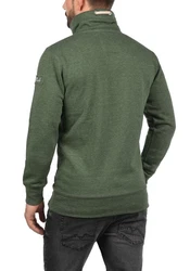 !Solid TripTroyer Herren Sweatshirt Pullover Troyer Pulli Mit Stehkragen Und Knopfverschluss Climb Ivy Melange