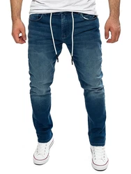 Yazubi Herren Jogger Erik Jeans Blau/Dunkelblau/Hellblau
