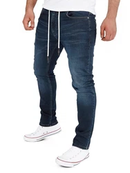 Yazubi Herren Jogger Erik Jeans Dunkelblau/Blau