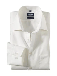 OLYMP Businesshemd Luxor modern fit Creme/Weiß