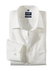 OLYMP Businesshemd Luxor modern fit Creme/Weiß