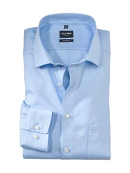 OLYMP Businesshemd Luxor modern fit Hellblau/Blau