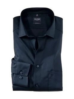 OLYMP Businesshemd Luxor modern fit Dunkelblau OLYMP Businesshemd Luxor modern fit Dunkelblau