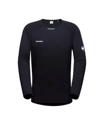 Mammut Longsleeve Aenergy FL Longsleeve Dunkelrot/Dunkelblau/Schwarz