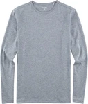 OLYMP Langarmshirt Casual Grau/Hellgrau
