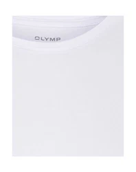 OLYMP T-Shirt Weiß/Creme/Grau