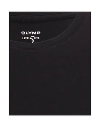 OLYMP T-Shirt Schwarz/Dunkelblau