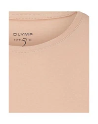 OLYMP T-Shirt Rosa/Braun/Orange/Gold/Beige