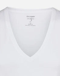 OLYMP V-Shirt Casual Grau/Weiß/Creme/Silber/Hellgrau