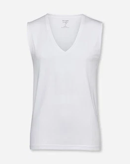 OLYMP V-Shirt Casual Grau/Weiß/Creme/Silber/Hellgrau