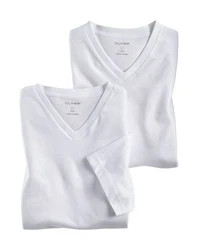 OLYMP T-Shirt Casual Weiß/Grau/Hellgrün/Creme/Hellblau