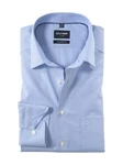 OLYMP Businesshemd Luxor modern fit Hellblau/Dunkelblau/Blau