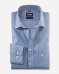 OLYMP Businesshemd Luxor modern fit marineblau/weiß