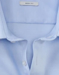 OLYMP Businesshemd Level Five body fit Hellblau/Dunkelblau