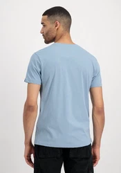 Alpha Industries T-Shirt Basic T ML Blau/Hellblau/Grau