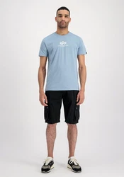 Alpha Industries T-Shirt Basic T ML Blau/Hellblau/Grau