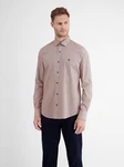 LERROS Langarmhemd mit Haifischkragen  Rot/Dunkelrot/Khaki/Lila