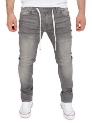 Yazubi Sweatjeans Jogginghose Herren Steve Hellgrau/Grau/Dunkelgrau