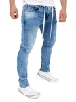 Yazubi Sweatjeans Jogginghose Herren Steve Hellblau/Blau