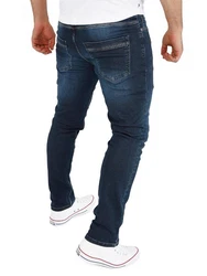 Yazubi Herren Jogger Erik Jeans Dunkelblau/Blau