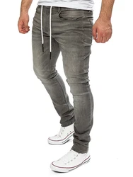 Yazubi Herren Jogger Erik Jeans Hellgrau/Dunkelgrau/Khaki/Grau/Dunkelgrün