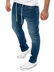 Yazubi Herren Jogger Erik Jeans Hellblau/Blau