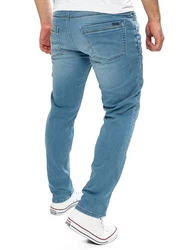Yazubi Herren Jogger Erik Jeans Hellblau/Blau