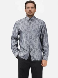 Langarmhemd Herren Freizeithemd Regular Fit