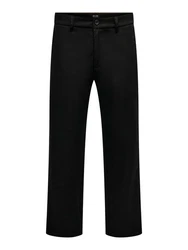 ONLY & SONS Chinohose Edge Schwarz/Beige