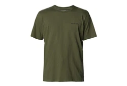 Columbia Kurzarmshirt Rockaway River Back Graphic T-Shirt mit Rundhalsausschnitt Dunkelgrün/Khaki