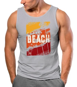 Neverless Tanktop Herren Sommer Venice Beach Surfing Motiv Orange/Gelb/Grau/Dunkelgrau/Beige/Hellblau Neverless Tanktop Herren Sommer Venice Beach Surfing Motiv Orange/Gelb/Grau/Dunkelgrau/Beige/Hellblau