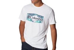 Columbia Kurzarmshirt Sun Trek Short Sleeve Graphic Tee Hellblau