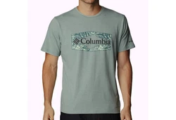 Columbia Kurzarmshirt Sun Trek Short Sleeve Graphic Tee Hellblau/Türkis
