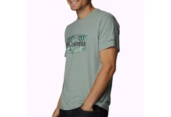 Columbia Kurzarmshirt Sun Trek Short Sleeve Graphic Tee Hellblau/Türkis