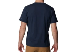 Columbia Kurzarmshirt Sun Trek Short Sleeve Graphic Tee Dunkelblau/Hellblau/Blau