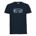 Columbia Kurzarmshirt Sun Trek Short Sleeve Graphic Tee Dunkelblau/Hellblau/Blau