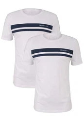TOM TAILOR T-Shirt 2-er Set Basic T-Shirts (5552) Weiß (5552)