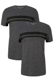 TOM TAILOR T-Shirt 2-er Set Basic T-Shirts (5552) Grau (5552) TOM TAILOR T-Shirt 2-er Set Basic T-Shirts (5552) Grau (5552)