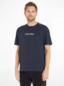 Calvin Klein T-Shirt 'Hero' nachtblau/weiß