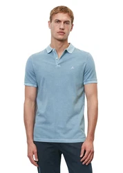 Marc O'Polo Shirt Poloshirt (OCS) Blau/Hellblau