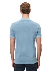Marc O'Polo Shirt Poloshirt (OCS) Blau/Hellblau