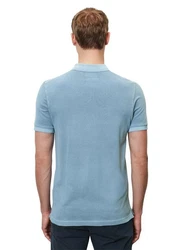 Marc O'Polo Shirt Poloshirt (OCS) Blau/Hellblau