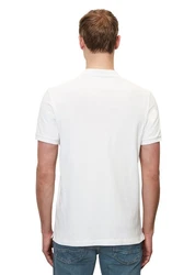 Marc O'Polo Shirt Poloshirt (OCS) Creme/Weiß