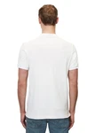 Marc O'Polo Shirt Poloshirt (OCS) Creme/Weiß