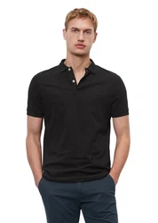 Marc O'Polo Shirt Poloshirt (OCS) Schwarz/Dunkelblau/Hellblau/Braun
