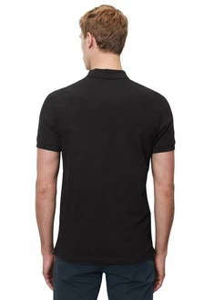 Marc O'Polo Shirt Poloshirt (OCS) Schwarz/Dunkelblau/Hellblau/Braun
